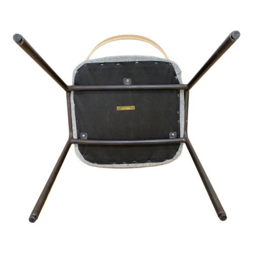 a.depeche (アデペシュ) ショートアームチェア ナチュラル×グレー ダニス