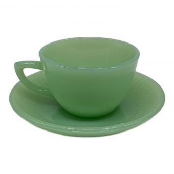 Fire King (ファイヤーキング) カップ&ソーサー ジェーン・レイ ジェダイ 1950年中期~1960年前期