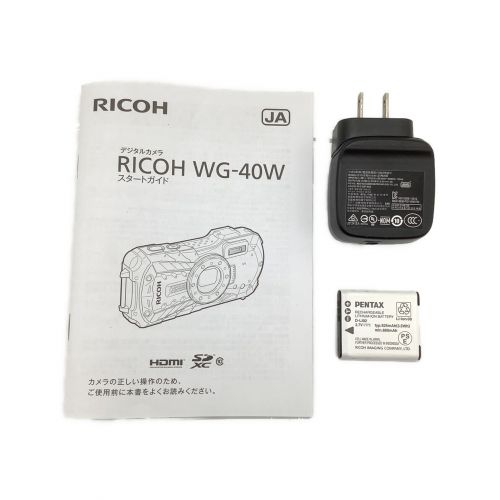 RICOH (リコー) 防水デジタルカメラ WG-40W USB2.0（マイクロB