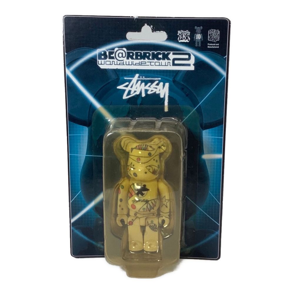 BEAR BRICK (ベアブリック) フィギュア ※ケースヤケ有 stussy 100