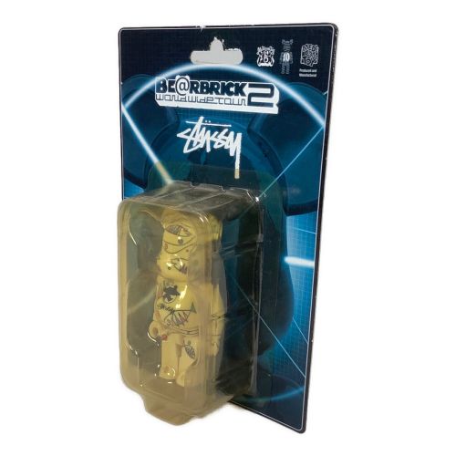 BEAR BRICK (ベアブリック) フィギュア ※ケースヤケ有 stussy 100％ WWT2開催記念 大阪限定・2011年