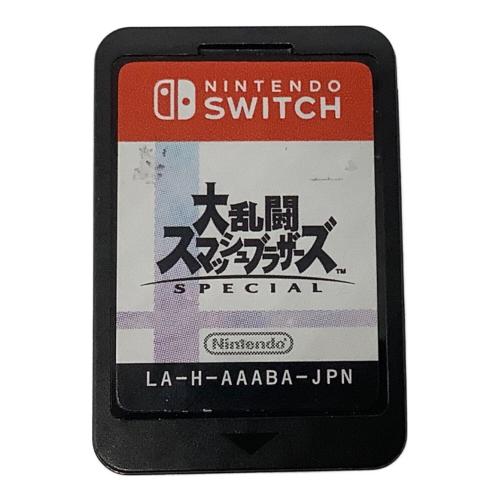 Nintendo Switch用ソフト ケース無・本体のみ キズ・ヨゴレ有 大乱闘スマッシュブラザーズSPECIAL CERO A (全年齢対象)