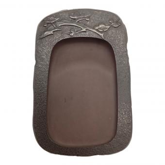 赤間紫金石 銘石紫金石赤間硯 昭竜山作