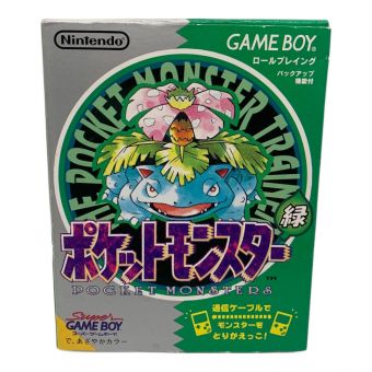 Nintendo (ニンテンドウ) GAMEBOY ポケットモンスター緑