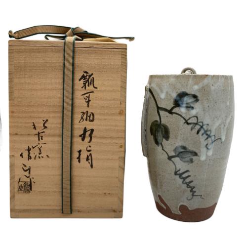 瓢細耳水指 茶道具