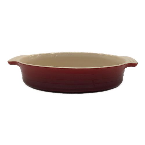 LE CREUSET (ルクルーゼ) グラタン皿 レッド 14-41