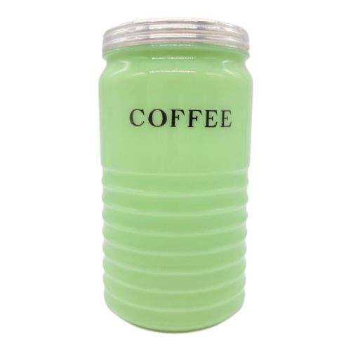 Janette (ジャネット) コーヒーキャニスター グリーン 40オンス 1930-1940年