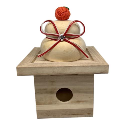 中川政七商店 (ナカガワマサシチショウテン) 木製鏡餅大