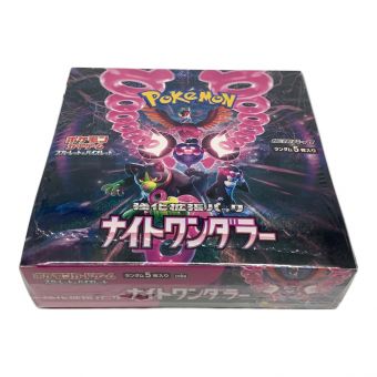 ポケモンカード 未開封品 シュリンク付 ナイトワンダラー 拡張パック スカーレット&バイオレット