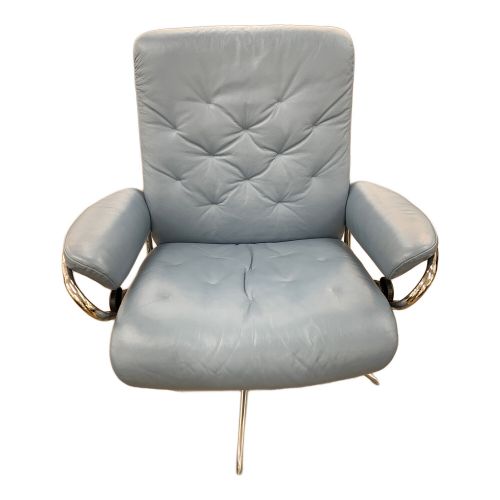 Ekornes (エコーネス) 1人掛けソファー グレー 227 ストレスレスチェア  ローバック メトロ