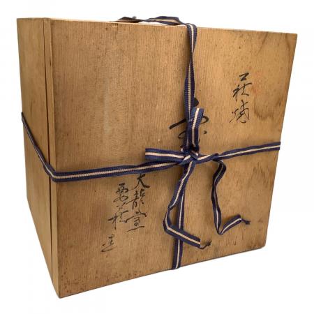 Ｎ９９５　水指　『萩焼』『天龍窯　服部要萩造』『一重口水指』　共箱　茶道具 萩焼 (ハギヤキ) 壷 天龍窯 服部要萩造｜トレファクONLINE
