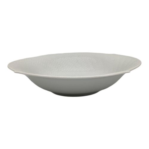 Meissen (マイセン) ラウンドボウル Φ21.5cm H5cm 波の戯れホワイト
