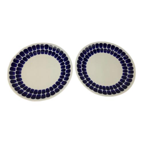 ARABIA (アラビア) プレート 21cm 24h トゥオキオ コバルトブルー 2Pセット