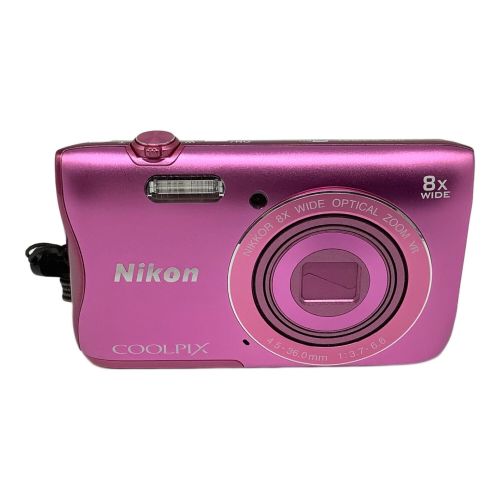 Nikon (ニコン) コンパクトデジタルカメラ COOLPIX S3700 2048万画素 1/2.3型CCD 専用電池 SDXCカード対応 -