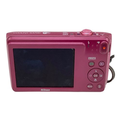 Nikon (ニコン) コンパクトデジタルカメラ COOLPIX S3700 2048万画素 1/2.3型CCD 専用電池 SDXCカード対応 -