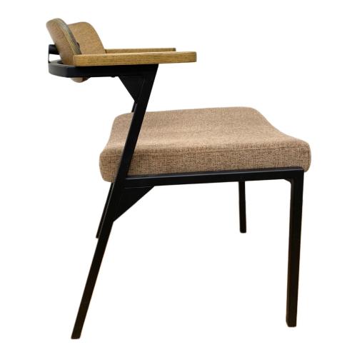 ADRS アームチェアー ブラウン×ブラック ドリスチェア