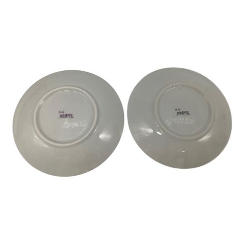 九谷焼 (クタニヤキ) ティーカップ&ソーサー 色違い 吉右衛門窯 2Pセット