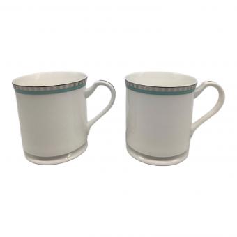 TIFFANY & Co. (ティファニー) マグカップ プラチナブルーバンド 2Pセット