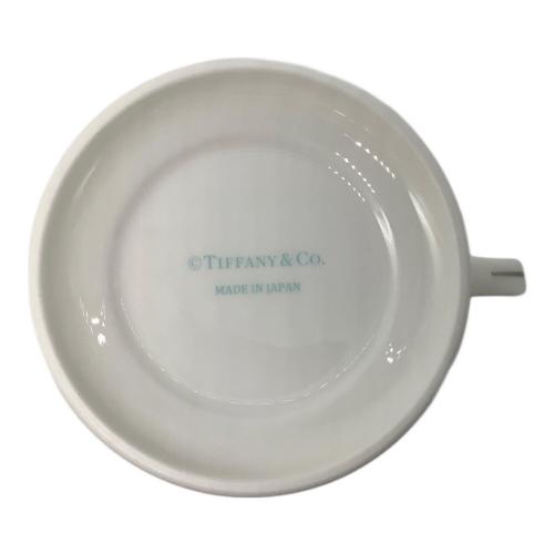 TIFFANY & Co. (ティファニー) マグカップ プラチナブルーバンド 2Pセット