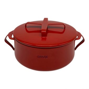 DANSK (ダンスク) 18ｃｍ両手鍋 チリレッド KOBENSTYLE