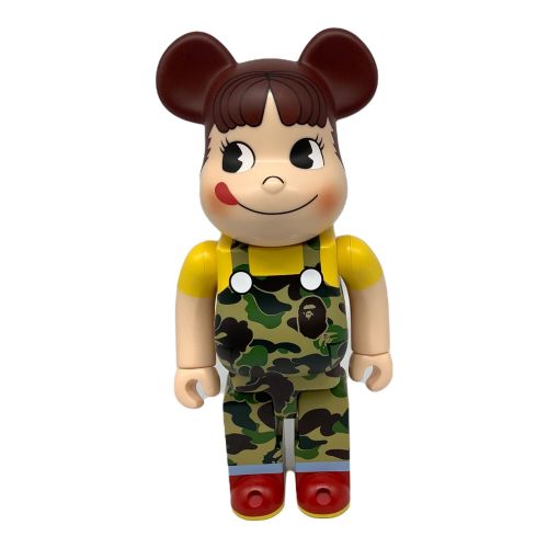 BE@RBRICK (ベアブリック) フィギュア BAPE ペコちゃん 100%&400% グリーン