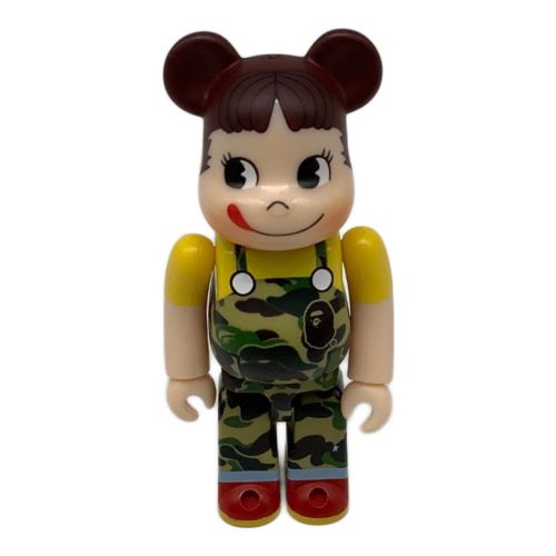 BE@RBRICK (ベアブリック) フィギュア BAPE ペコちゃん 100%&400% グリーン