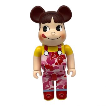 BE@RBRICK (ベアブリック) フィギュア BAPE ペコちゃん 100%&400% レッド