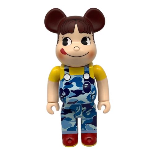 BE@RBRICK (ベアブリック) フィギュア BAPE ペコちゃん 100%&400% ブルー