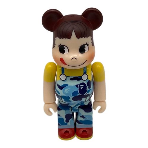 BE@RBRICK (ベアブリック) フィギュア BAPE ペコちゃん 100%&400% ブルー