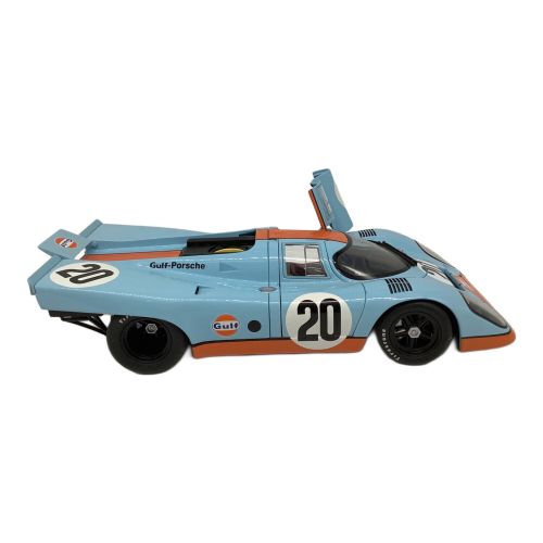 GULF (ガルフ) モデルカー ボンネット塗装剥げ有 本体のみ オートアート 1/18 PORXCHE 917K STEVE MCQUEEN