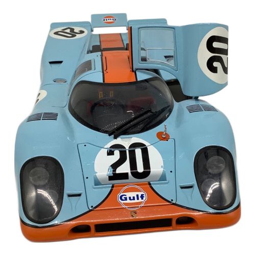 GULF (ガルフ) モデルカー ボンネット塗装剥げ有 本体のみ オートアート 1/18 PORXCHE 917K STEVE MCQUEEN