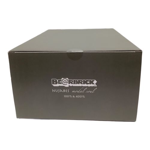 BEAR BRICK (ベアブリック) フィギュア NUJABES 「MODAL SOUL」 100% & 400%