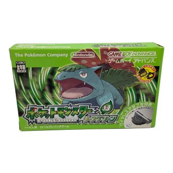 Nintendo (ニンテンドー) ゲームボーイアドバンス用ソフト ポケットモンスターリーフグリーン CERO A (全年齢対象)