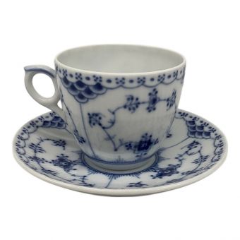 ROYAL COPENHAGEN (ロイヤル・コペンハーゲン) カップ&ソーサー ブルーフルーテッド・ハーフレース