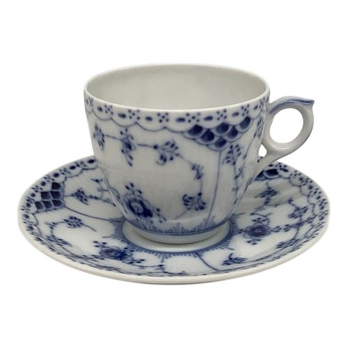 ROYAL COPENHAGEN (ロイヤル・コペンハーゲン) カップ&ソーサー 180ml ブルーフルーテッド・ハーフレース