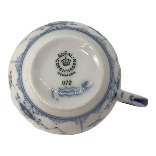 ROYAL COPENHAGEN (ロイヤル・コペンハーゲン) カップ&ソーサー 180ml ブルーフルーテッド・ハーフレース