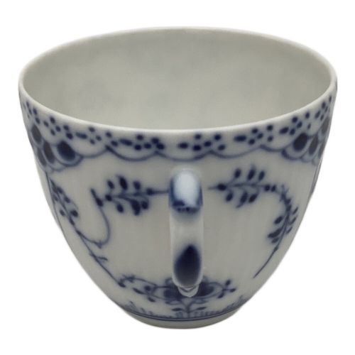 ROYAL COPENHAGEN (ロイヤル・コペンハーゲン) カップ&ソーサー 180ml ブルーフルーテッド・ハーフレース 未使用品