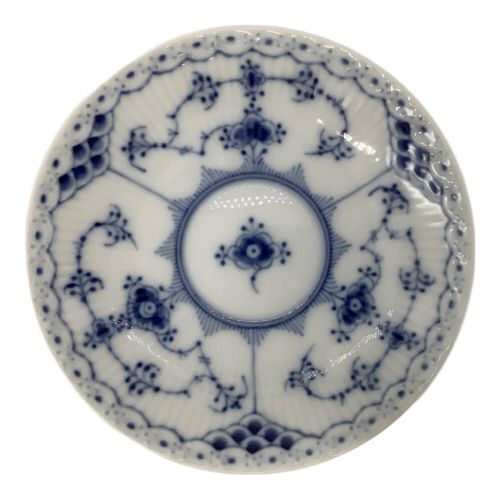 ROYAL COPENHAGEN (ロイヤル・コペンハーゲン) カップ&ソーサー 180ml ブルーフルーテッド・ハーフレース 未使用品