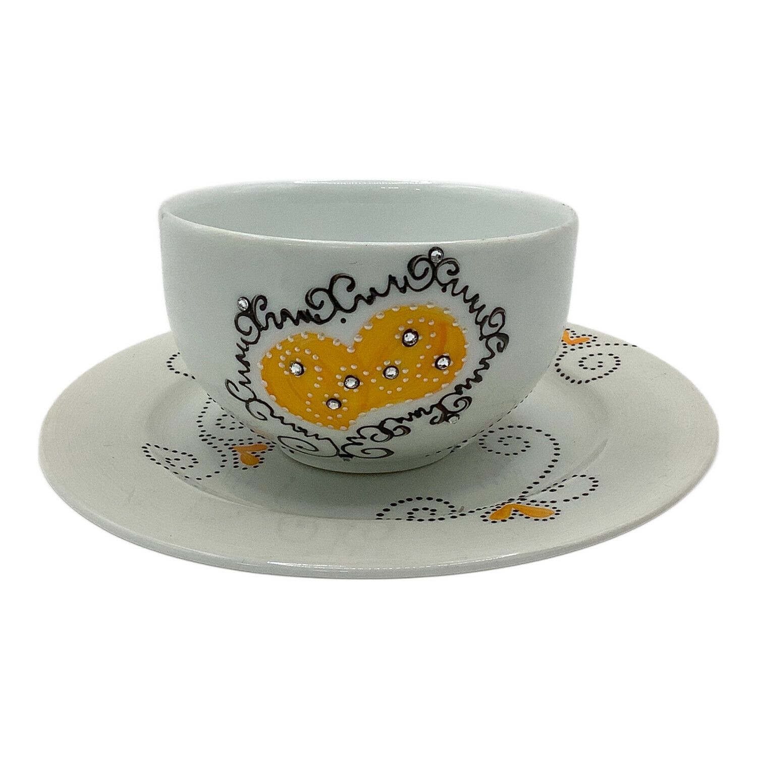 ソワジック soizick Soizick (ソワジック) カップ&ソーサー ラインストーン