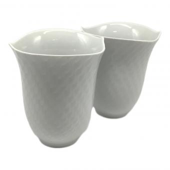 Meissen (マイセン) タンブラー 波の戯れホワイト 2Pセット