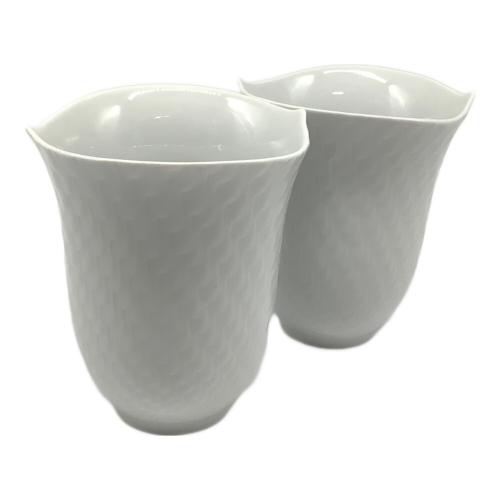 Meissen (マイセン) タンブラー 波の戯れホワイト 2Pセット