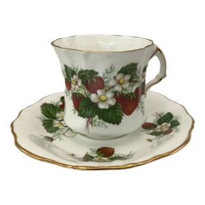 HAMMERSLEY (ハマースレイ) カップ&ソーサー イングランド製 ストロベリーライプ