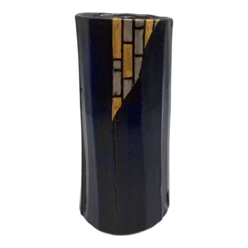 仙太郎窯 花瓶 安藤 工 彩文花生