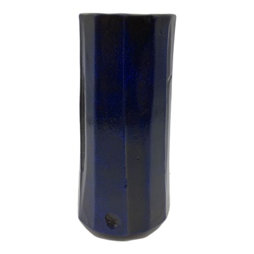 仙太郎窯 花瓶 安藤 工 彩文花生