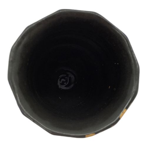 仙太郎窯 花瓶 安藤 工 彩文花生