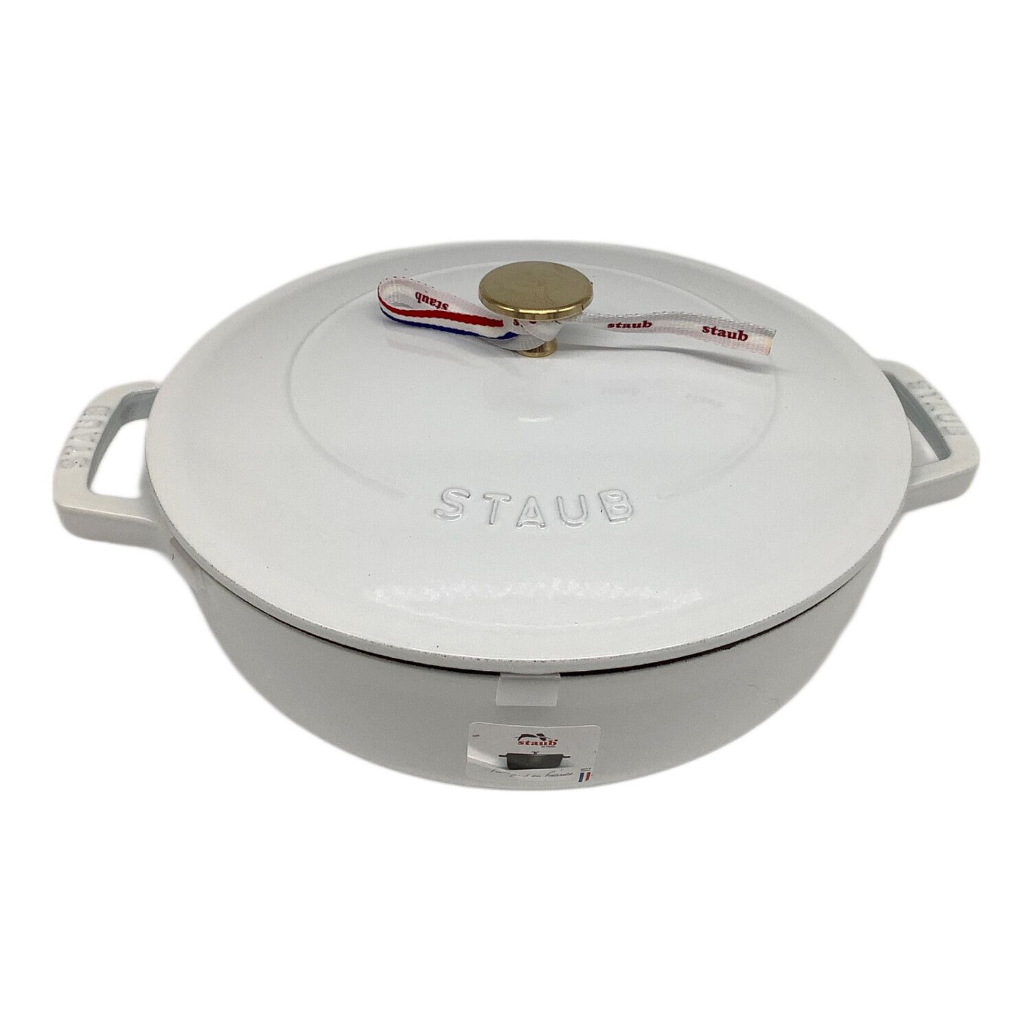 Staub (ストウブ) ブレイザー・ソテーパン SIZE 24cm ホワイト