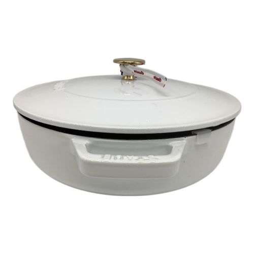 Staub (ストウブ) ブレイザー・ソテーパン SIZE 24cm ホワイト