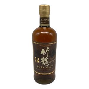ニッカ ジャパニーズウィスキー 700ml 竹鶴 ピュアモルト 12年 未開封
