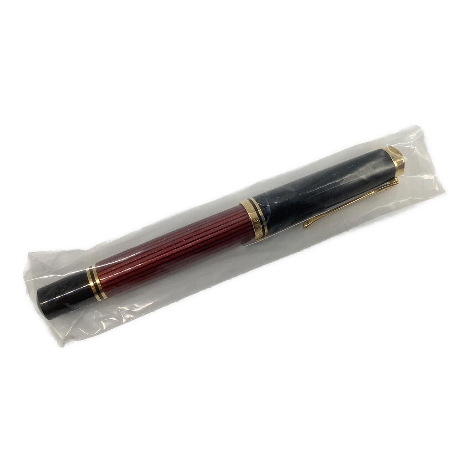 PELIKAN ペリカン 万年筆 スーベレーン レッドストライプ ペン先14C 