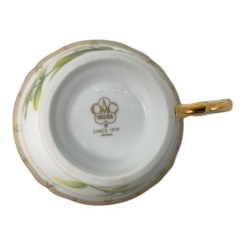 大倉陶園 (オオクラトウエン) カップ&ソーサー 花源氏 葛